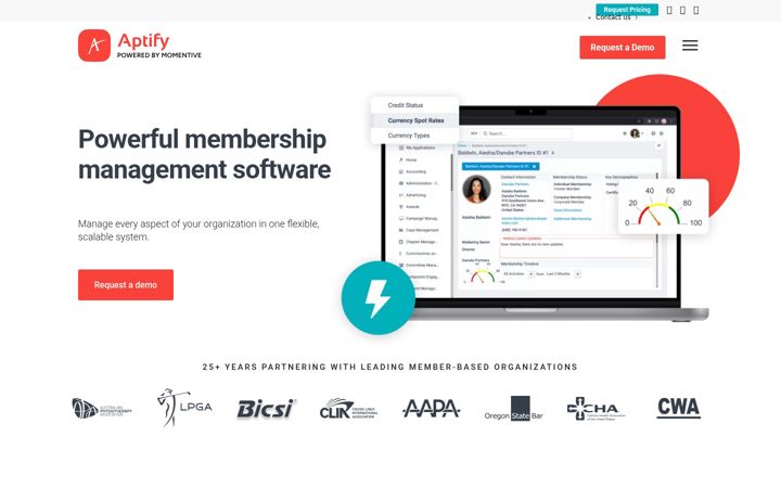 Screenshot of aptify.com