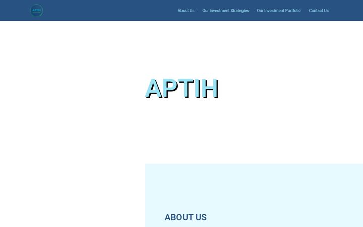 Screenshot of aptih.com