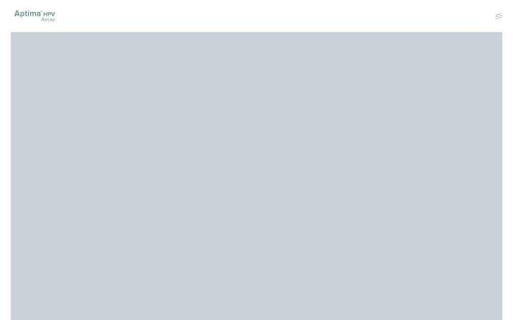 Screenshot of aptima-hpv.com