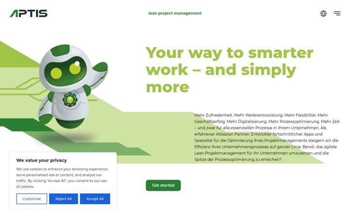 Screenshot di aptis-solutions.com
