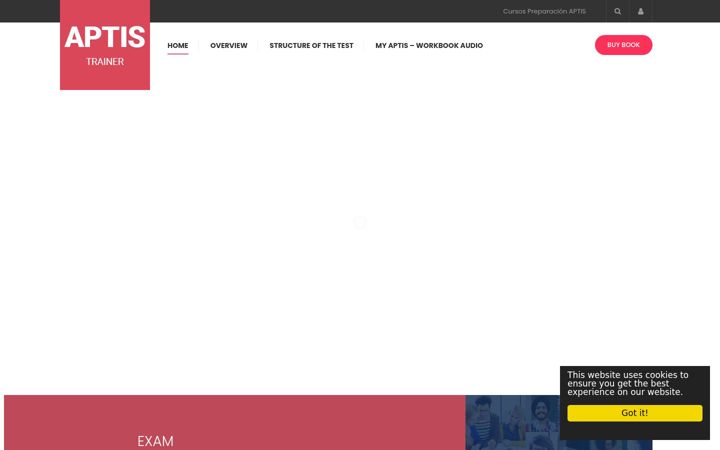 Screenshot of aptistrainer.com