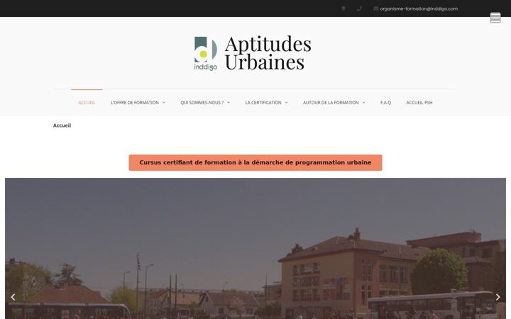 Screenshot di aptitudes-urbaines.com