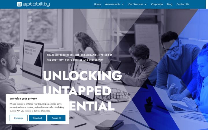Screenshot di aptobility.com