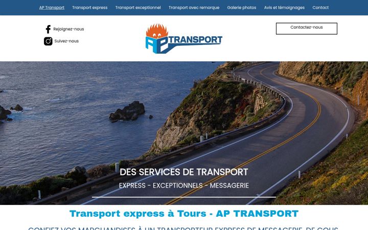 Screenshot of aptransport.fr