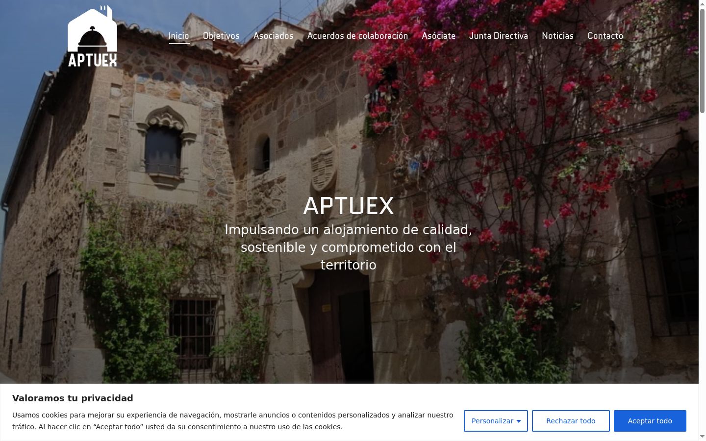 Screenshot του banner συγκατάθεσης που εμφανίστηκε πριν από οποιαδήποτε αλληλεπίδραση