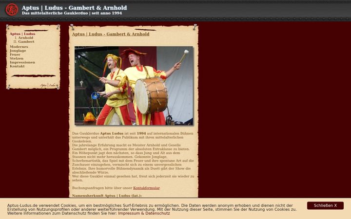 Screenshot of aptus-ludus.de
