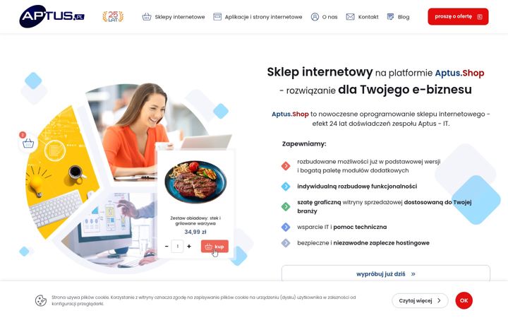 Screenshot of aptus.pl