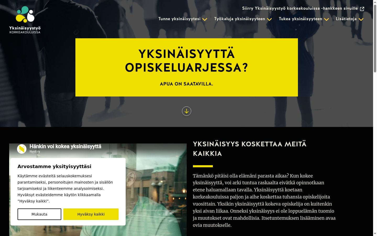 Snímek obrazovky baneru souhlasu zobrazeného před jakoukoli interakcí