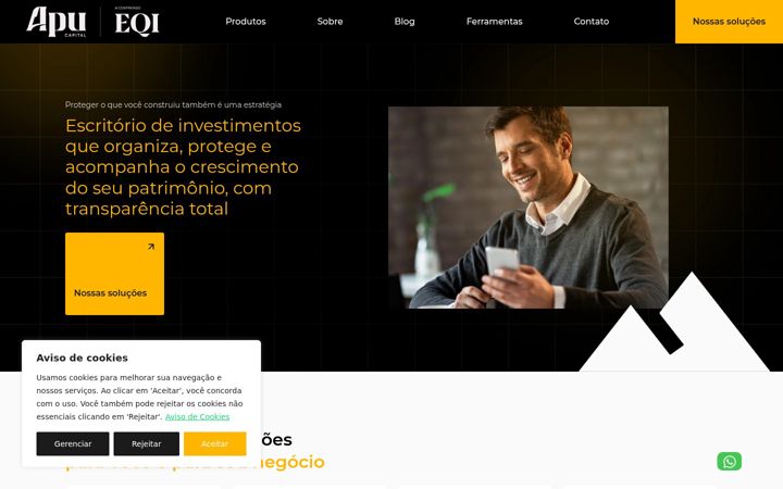 Screenshot ta' apucapital.com.br