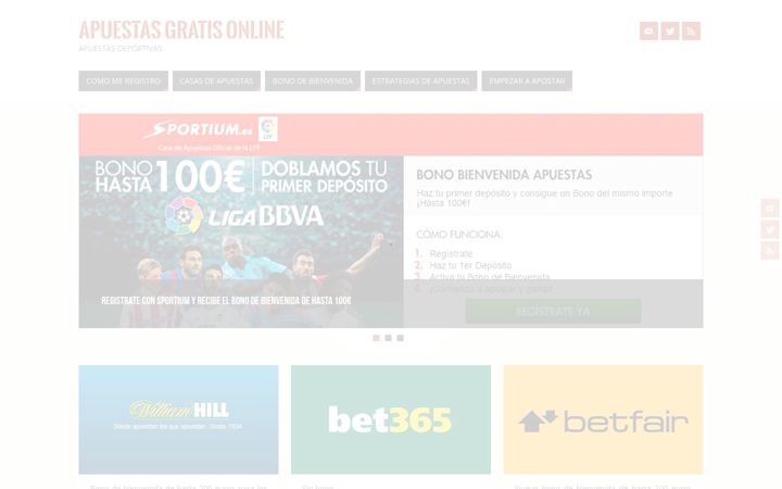 Screenshot of apuestasgratisonline.com