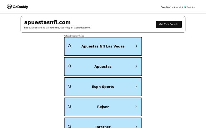 Screenshot of apuestasnfl.com