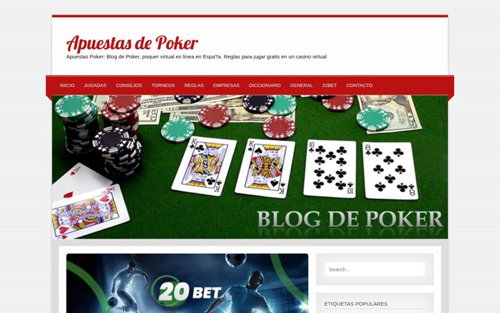 Screenshot of apuestaspoker.org