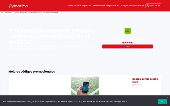 Screenshot of apuestivas.com.pa