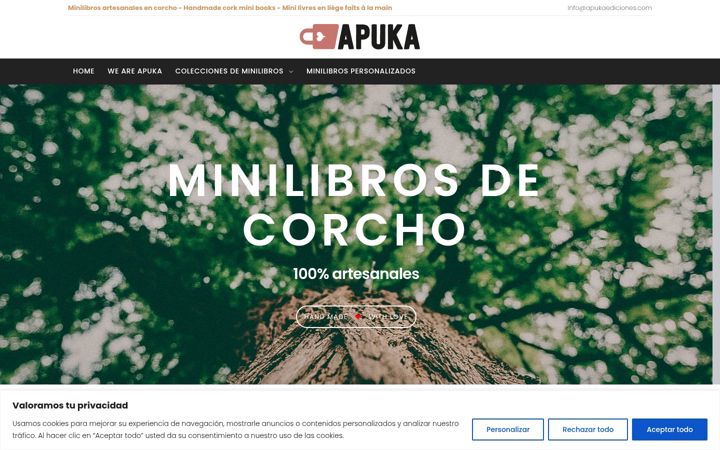 Screenshot of apukaediciones.com