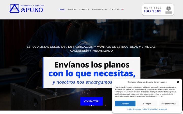 Screenshot of apuko.es