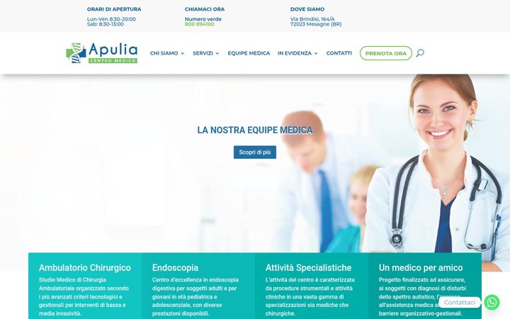 Snímek obrazovky apuliadiagnostic.com