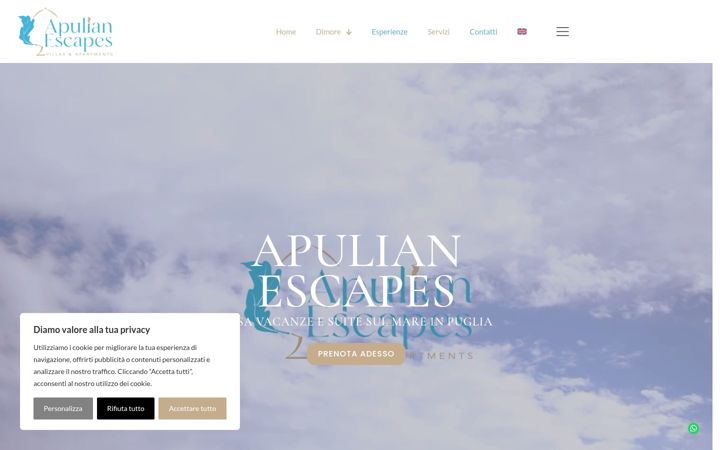 Screenshot of apulianescapes.it