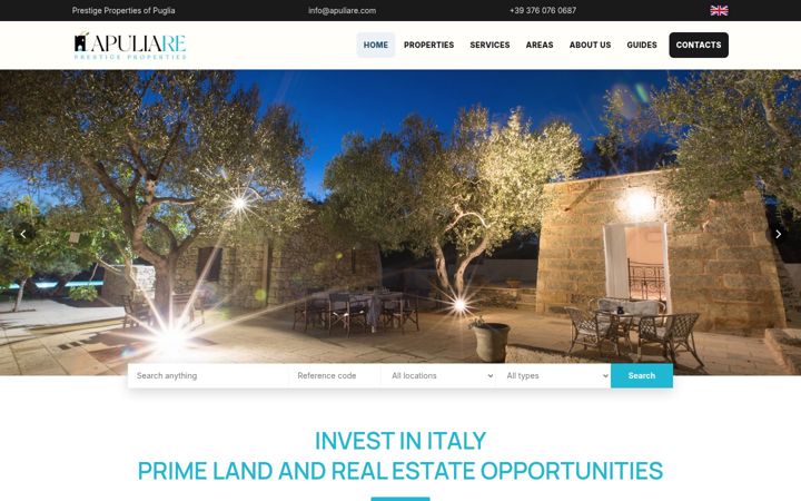 Screenshot of apuliare.com