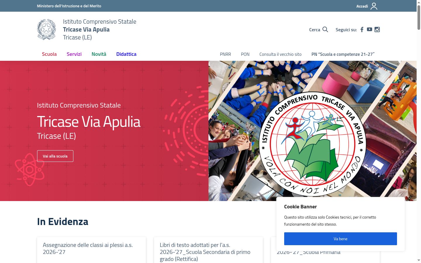Screenshot des Einwilligungsbanners vor jeglicher Interaktion