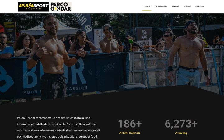 Screenshot of apuliasportconvention.it