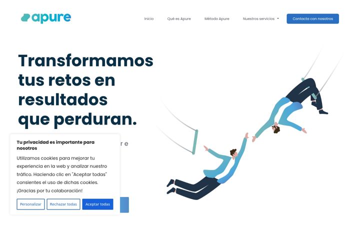 Ekrano kopija apure.es