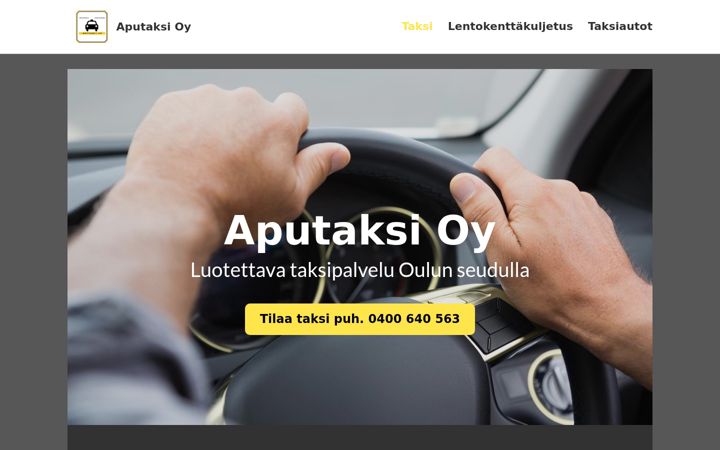 Posnetek zaslona aputaksi.fi