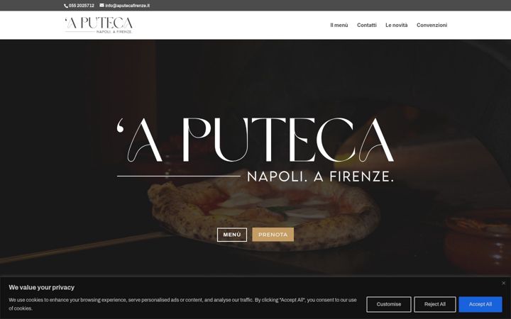 Screenshot of aputecafirenze.it