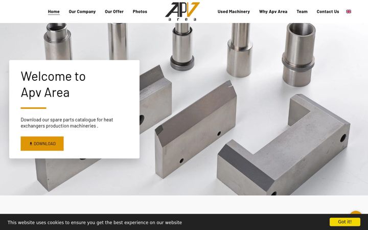 Screenshot of apvarea.com