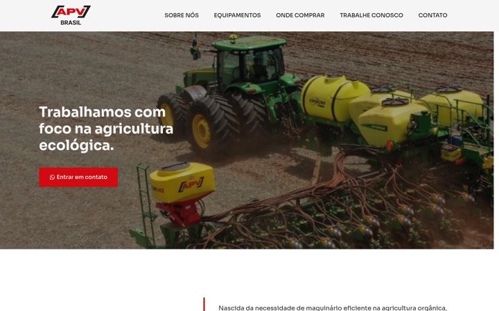 Screenshot of apvbr.com.br