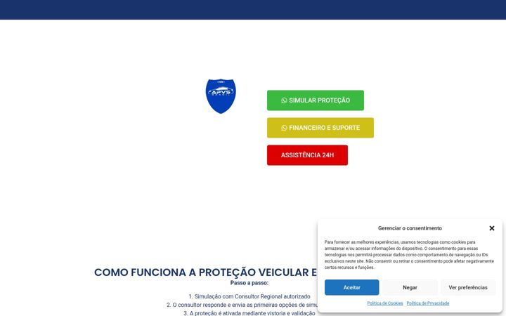 Screenshot of apvscentral.com