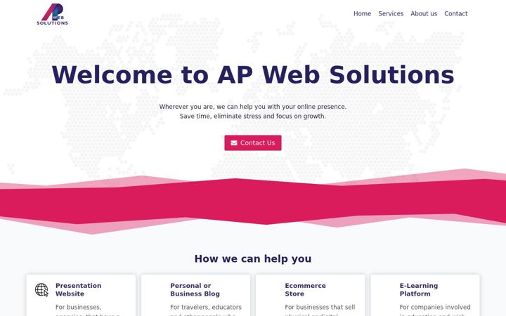 Screenshot of apweb.biz