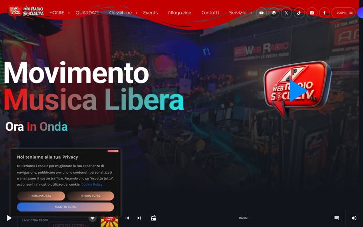 Screenshot ta' apwebradio.it