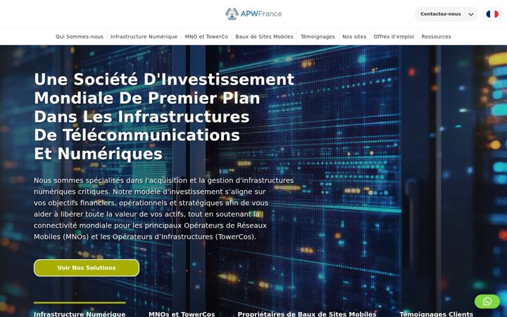 Screenshot of apwfrance.fr