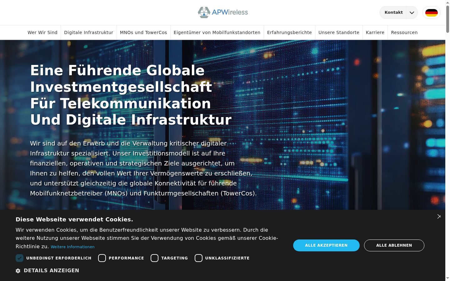 Screenshot tal-banner tal-kunsens muri qabel kwalunkwe interazzjoni