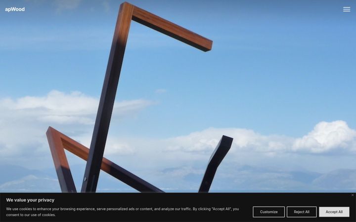 Screenshot of apwood.gr