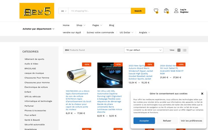 Zrzut ekranu apy5.com