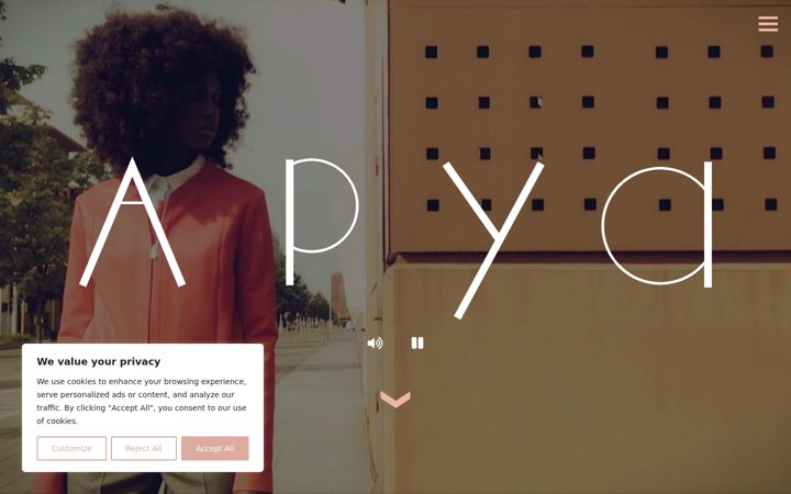 Screenshot of apya-productions.com