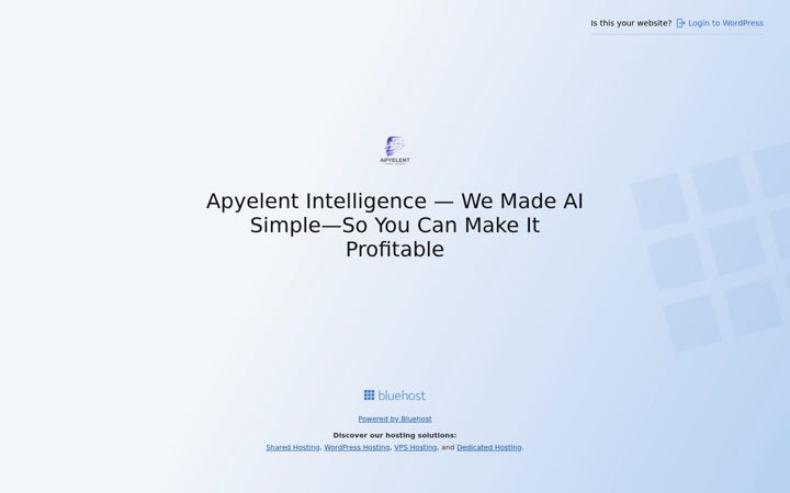 Screenshot of apyelent.com