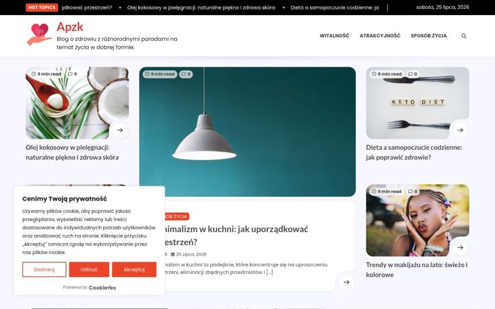 Ekrano kopija apzk.com.pl
