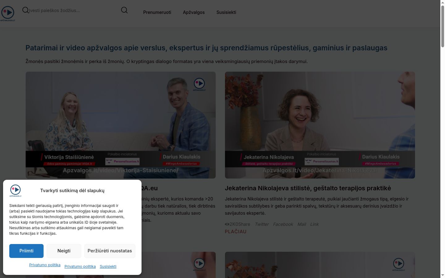 Snímek obrazovky baneru souhlasu zobrazeného před jakoukoli interakcí