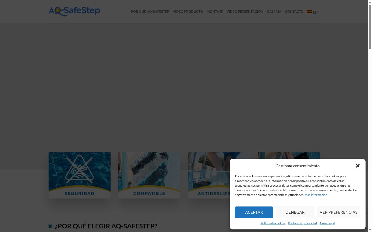 Screenshot tal-banner tal-kunsens muri qabel kwalunkwe interazzjoni