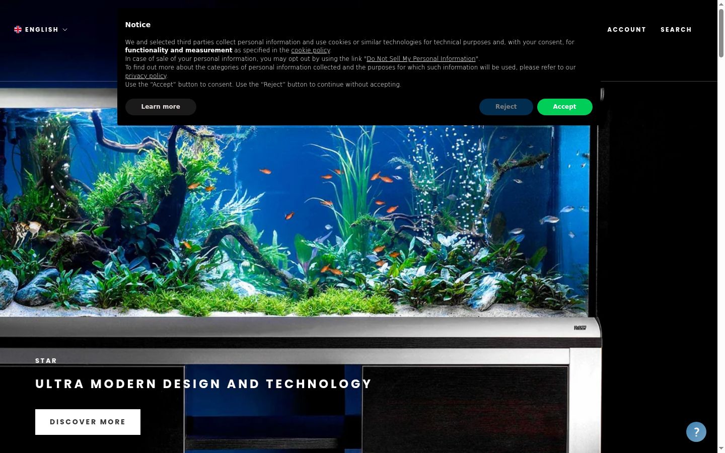Screenshot tal-banner tal-kunsens muri qabel kwalunkwe interazzjoni