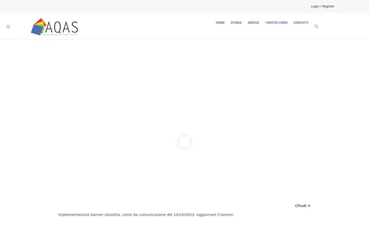 Screenshot of aqas.it