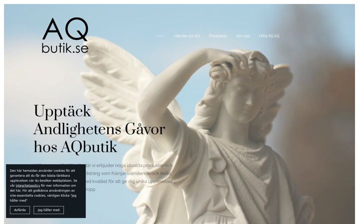 Screenshot of aqbutik.com