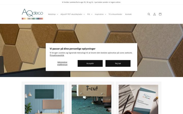 Screenshot of aqdeco.com