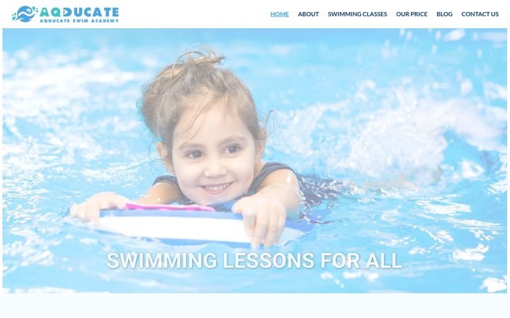 Screenshot of aqducate.com.my