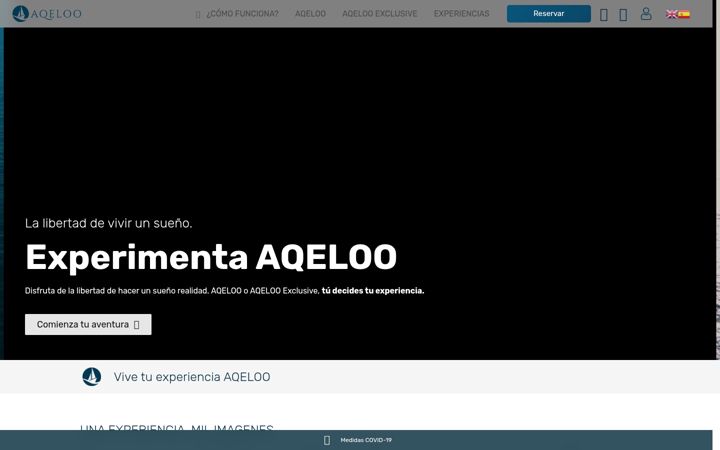 Screenshot of aqeloo.es