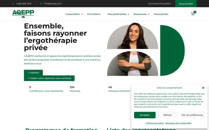 Screenshot of aqepp.com