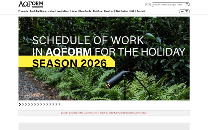 Screenshot of aqform.com