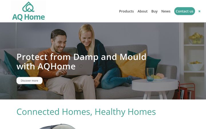 Screenshot του aqhome.co.uk